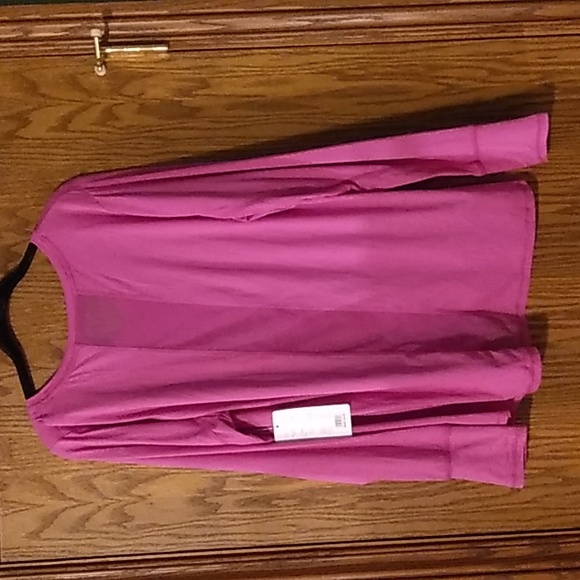 NWT Women's Jones New York Sport Long Sleeve Athletic Top - Picture 4 of 7